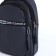Male sling bag from textiles, headphone opening, gray color