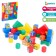 Set of colored cubes, "animals", 38 elements, 4x4 cm