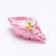 Candle "shell" in a candlelight of gypsum is small, 11.5x5.5x3.5 cm, pink