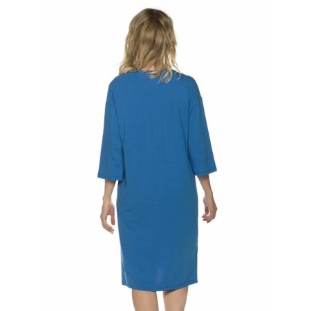 Female dress, size Xs, blue color-2