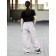Dressed pants for children, height 170 cm, color beige melange