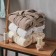 Tainted female bathrobe SL Home: Basic "Sabbia", size M, 100% cotton, 420 g/m2