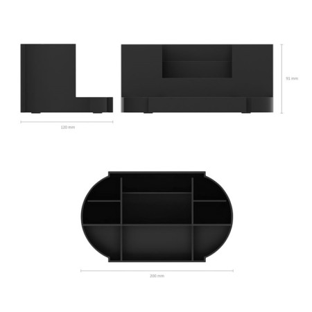 Organizer stand for the Erichkrause "Victoria" without filling, black-1