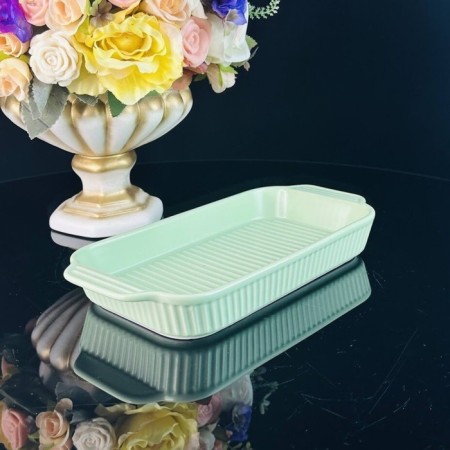 Lenardi baking dish, rectangular, porcelain, length 30.5 cm