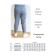 Female trousers, size 62, blue color