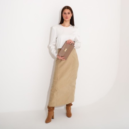 Back-clate on the valve, beige color-6