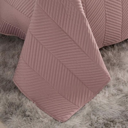 A set with a bedspread "Adonis", size 230x250 cm, 50x70 cm - 2 pcs, color ash rose-5