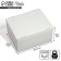Gift folding box, packaging, "gray", 31.2 x 25.6 x 16.1 cm cm