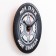 Wall clock "My garage, my rules", smooth move, d-24 cm