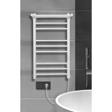 Electric towel Indigo Line Trinity, 800x500 mm, timer, white-5
