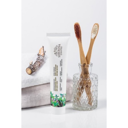 Natural toothpaste "Restoration of enamel. Oak bark and mint ", 75 ml-1