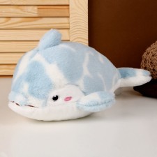 Dolphin soft toy, 32 cm, blue color