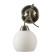 Bra "Iva" 1x40W E27 bronze 23x23x17cm