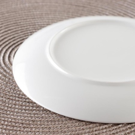 Ceramic dessert “spiral” plate, d = 20.5 cm, black and white color-2