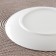 Ceramic dessert “spiral” plate, d = 20.5 cm, black and white color