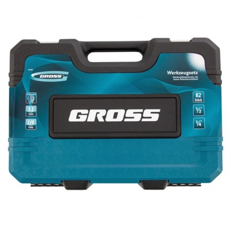 Tool set GROSS 14149, 82 before, 120 teeth, CRV, 1/4 ", 1/2"-4