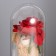 Nightlight "Bear with a rose" LED 3HAAA 10.5x10.5x22cm