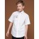 Surchachka upper for boys, height 158 ​​cm, white color