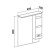 Mirror-chill "Turin 65" Right 16 x 65 x 80 cm