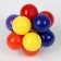 Developing toy "balls" on the elastic band, small