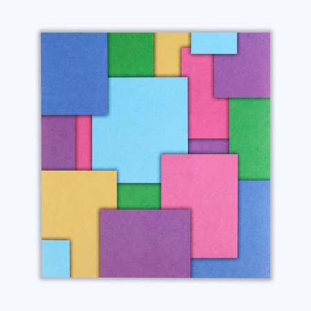 Scrapbooking paper "Colorful geometry", 30.5 x 32 cm, 180 g/m²-3