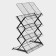 Ground for glazing and cooling confectionery, 4 tiers, 43.5 × 25.5 × 8 cm, black color black