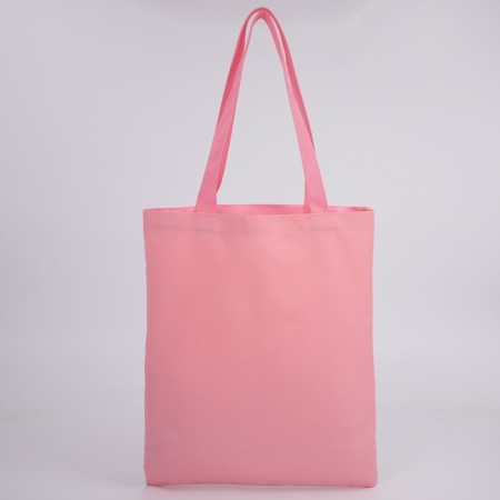 Shoper "Poins", 35 x 0.5 x 40 cm, with tape, pink color-6