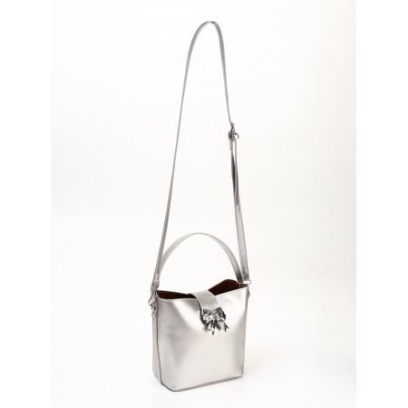 Women's bag, 27*7*12, lightning departure, belt lengths, silver-2