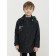 Windbreaker for boys, height 110 cm, dark gray color