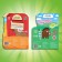 A set of coloring pages with stickers, 2 pcs. 12 pr., 17 × 24 cm, blue tractor