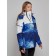 Ski jacket female, size 42, blue color