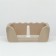 Tuel for dogs with high sides and a removable mesh 43x43x15 cm, beige