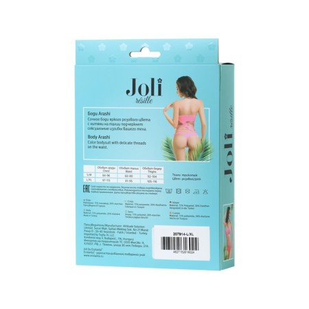 Body net joli arashi, size l/xl, pink color-4