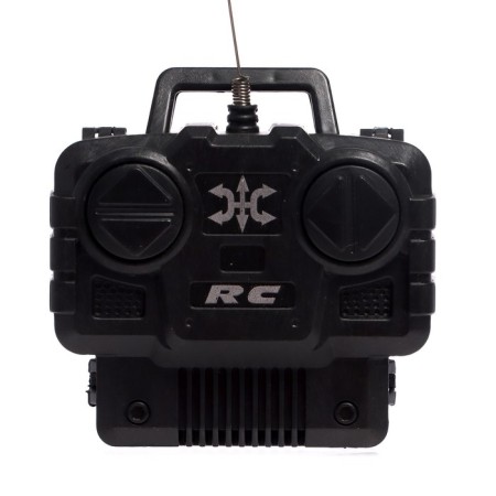 The radio -controlled jeep "Supergracker" works on the battery, the color is yellow-3