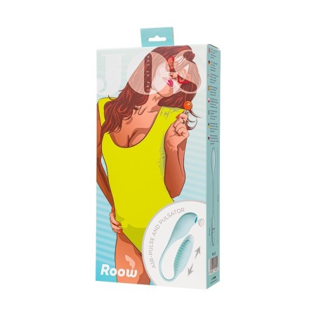 Vacuum-wave stimulator and pulsa egg Jos Roow, 36 cm, silicone, blue color-11