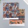 Scrapbooking paper bilateral "Africa" ​​density 180 g 15.5x17 cm