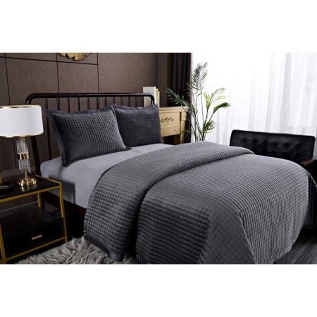 A set with the Loretta cover, size 240x260 cm, 50x70 cm - 2 pcs, color Stone-3