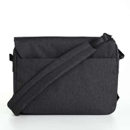 Male bag, Medvedkovo, dark gray color-2