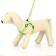 Set "Color Transes", leash 120 x 1 cm, fire 23-35 cm, green