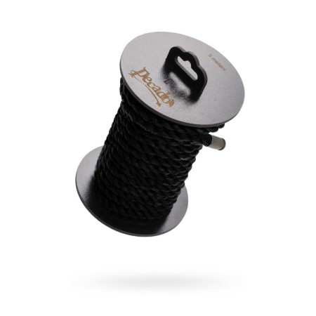Shibari rope Pecado BDSM, on a coil, cotton, black, 10 m