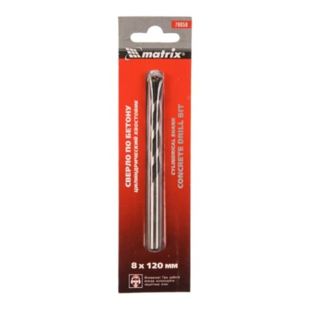 Matrix concrete drill, 8x120 mm, cylindrical shank-1
