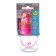 A bottle for feeding "daughter", a classic throat, with a rattle, 60 ml., 0 months, pink color