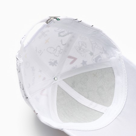 Men's cap minaku "yee" color white, river 58-3