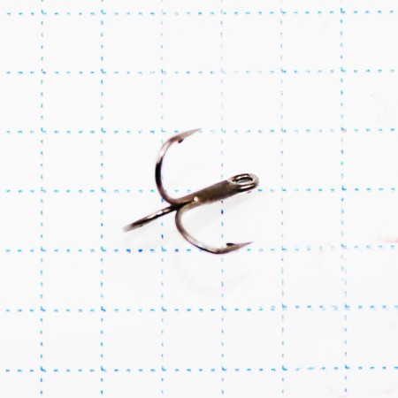 The hook KOI Round Treble, size 10 int, color BN, tee, 10 pcs.