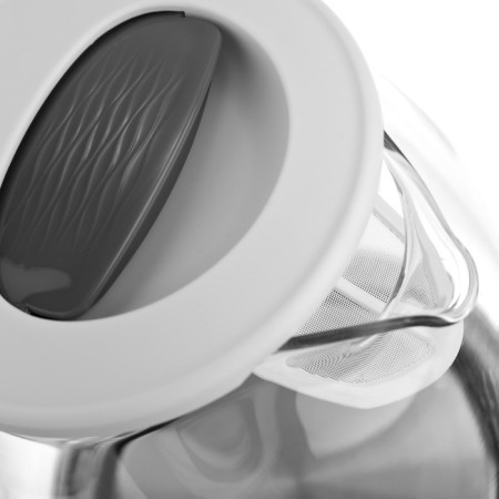 Electric kettle Brayer 1013BR-WH, glass, 1.8 l, 2200 watts, white-4