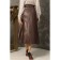Women's skirt, size 42, brown color