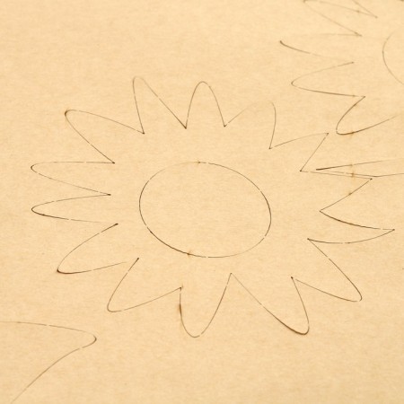Interior stickers "sunflower", children's, decor on the wall, panel 110 x 94 cm-7