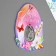 Magnet "Love and prosperity", 5.7 x 7.8 cm.