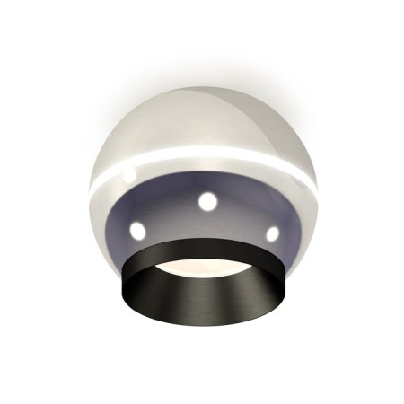 Ambrella Light, XS1104001, MR16 GU5.3 LED 3W, 4200K, silver color, black