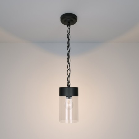 Suspended lamp Elektrostandard, Atrani E27 110x110x665 mm, IP43, Black Color